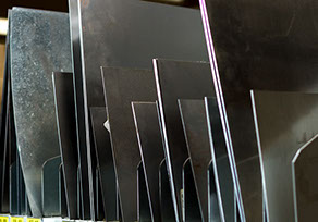 Metal sheets, bars, rods and angle iron